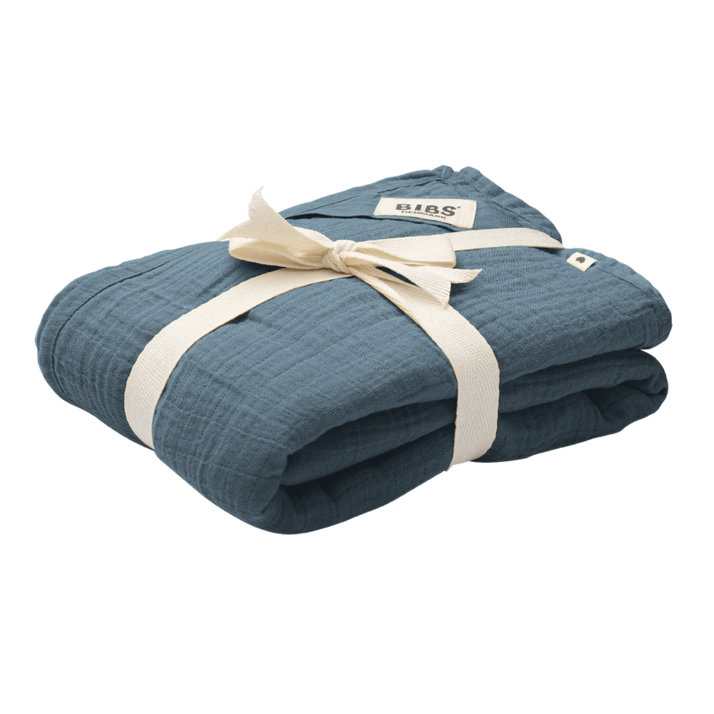 BIBS Muslin Swaddle Petrol