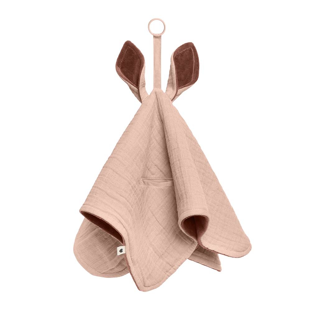 BIBS Cuddle Cloth Kangaroo Blush