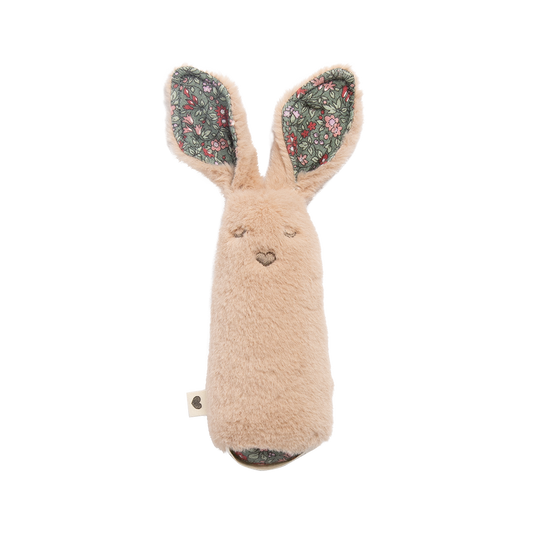 BIBS X LIBERTY Baby Rattle Kangaroo Chamomile Lawn - Pine