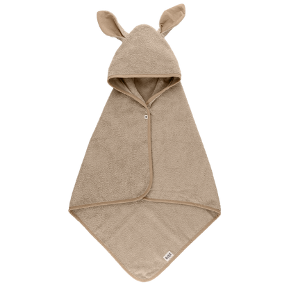 Kangaroo Hoodie Towel Baby Vanilla
