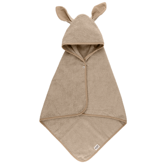 Kangaroo Hoodie Towel Baby Vanilla