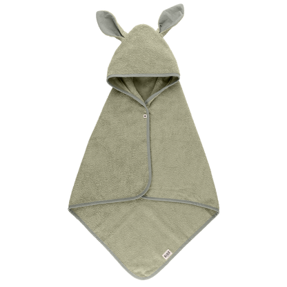 Kangaroo Hoodie Towel Baby Sage