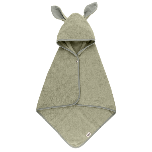 Kangaroo Hoodie Towel Baby Sage