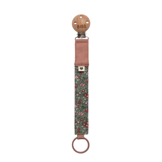 BIBS x LIBERTY Pacifier Clip - Chamomile Lawn Woodchuck