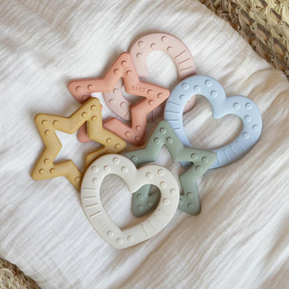BIBS Baby Bitie Heart Sage
