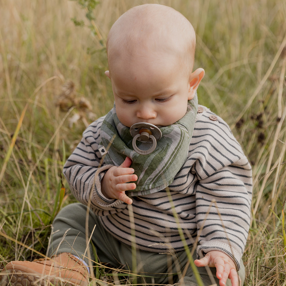 Tie Dye Camo Bandana Bib Sand
