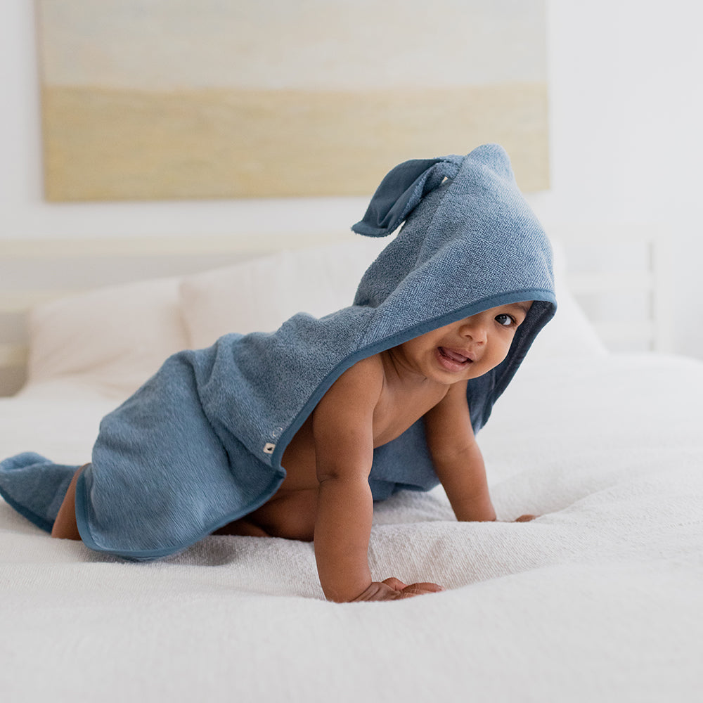 Kangaroo Hoodie Towel Baby Sage