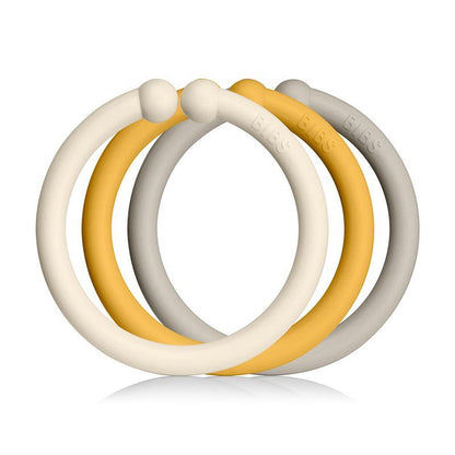 BIBS Loops 12 Pack Ivory/Honey Bee/Sand